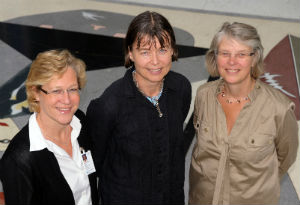 Some of the researchers who have been involved in the large MS study. From left, Professor and Senior Consultant Hanne F. Harbo, Professor dr.med. Anne Spurkland and Senior Consultant and PhD Scholar Elisabeth Gulowsen Celius. Photo: Gunnar F. Lothe, UiO.