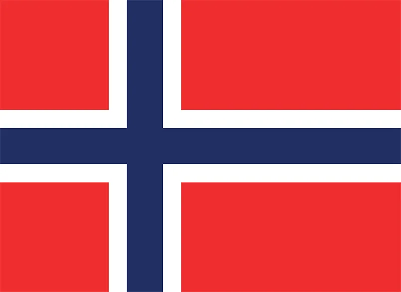 The norwegian flag