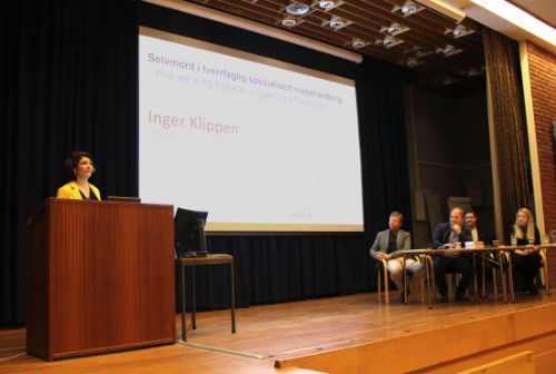 statssekretær Inger Klippen holdt innlegg