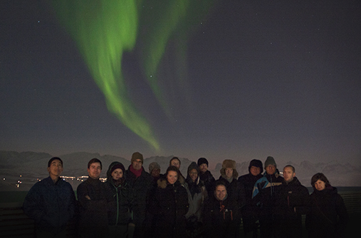 Photo of group at Tromsø
