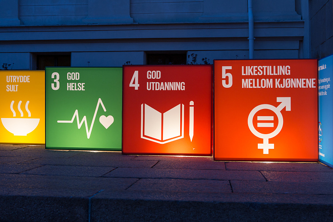 Illustration showing different SDGs.