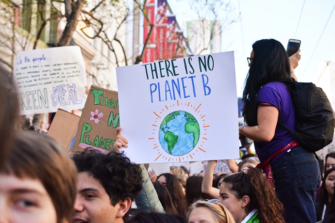 students campaign, climate activists